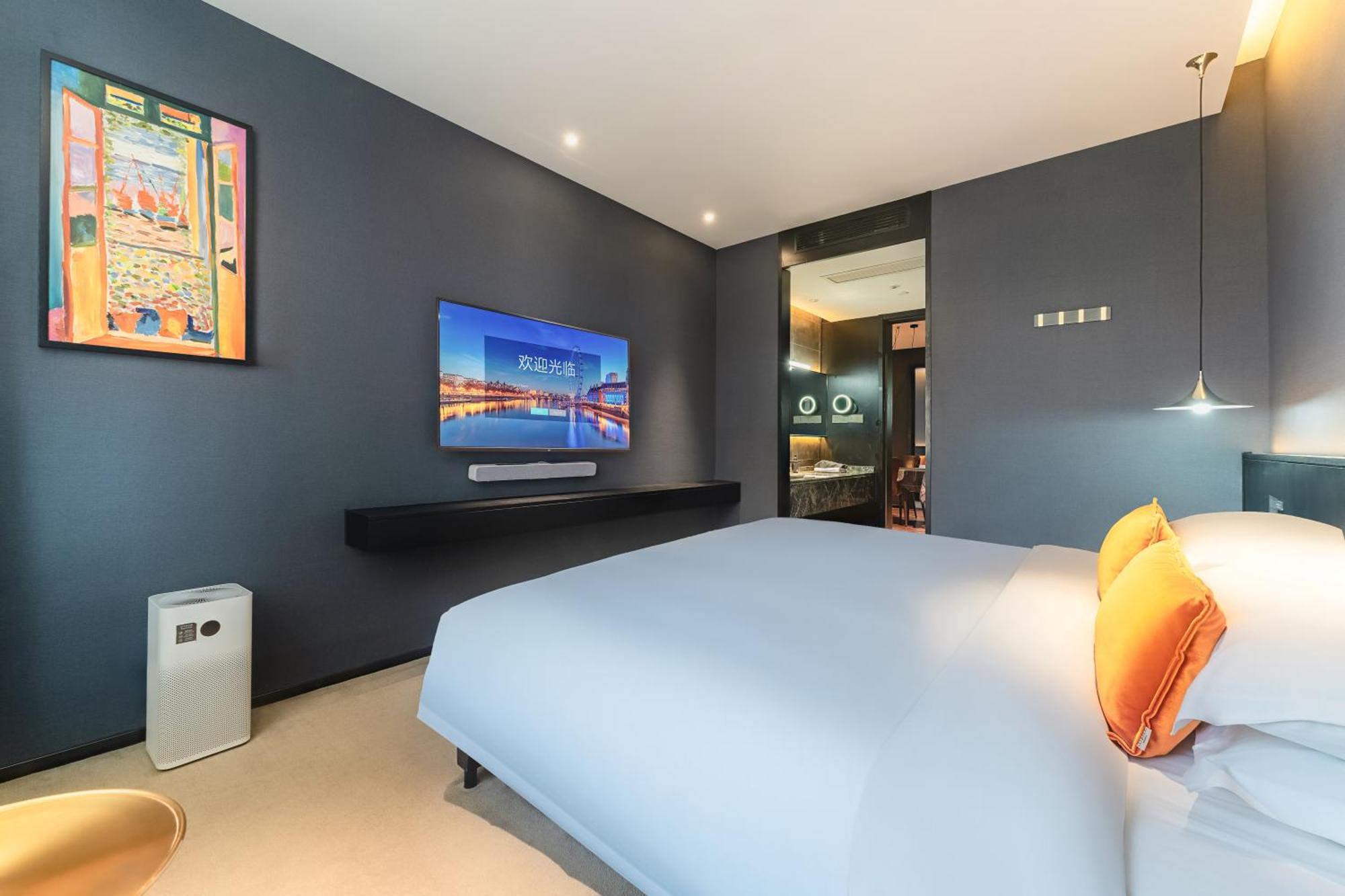 Hesu Designer Hotel & Suites -Near Xi'An Drum Tower And Yongning Gate -Free Laundry Luggage Storage -Kitty Cafe With Freshly Ground Coffee -24H Front Desk -English Service Εξωτερικό φωτογραφία