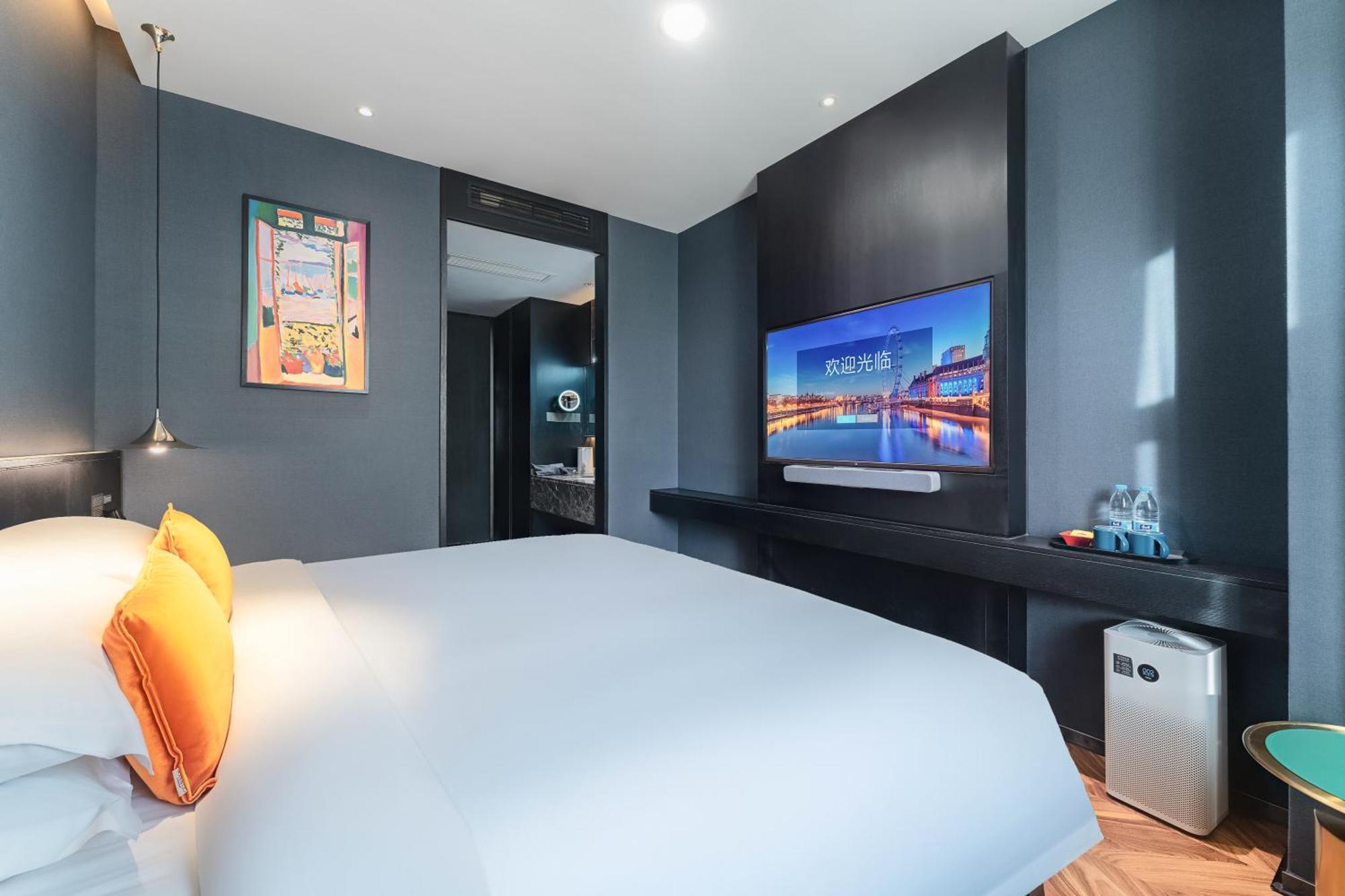 Hesu Designer Hotel & Suites -Near Xi'An Drum Tower And Yongning Gate -Free Laundry Luggage Storage -Kitty Cafe With Freshly Ground Coffee -24H Front Desk -English Service Εξωτερικό φωτογραφία