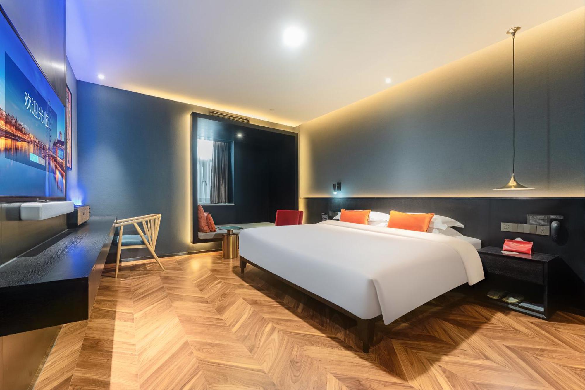 Hesu Designer Hotel & Suites -Near Xi'An Drum Tower And Yongning Gate -Free Laundry Luggage Storage -Kitty Cafe With Freshly Ground Coffee -24H Front Desk -English Service Εξωτερικό φωτογραφία